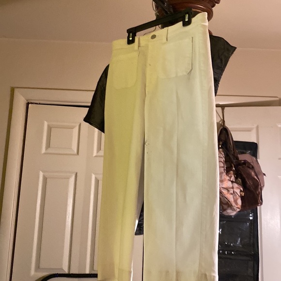 White capri jeans 3 pocket nice with flash without flash pic - Picture 2 of 8